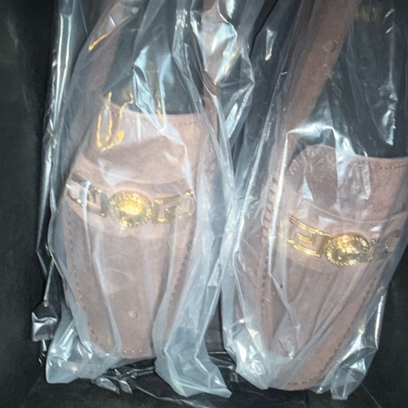 Versace Men's Dark Brown Loafers with Gold Accent - Picture 5 of 6